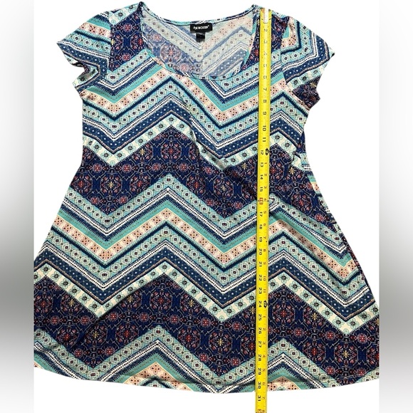 Joe Boxer Women's Large Multi-color Night Shirt Short Sleeve Pullover - Picture 3 of 7